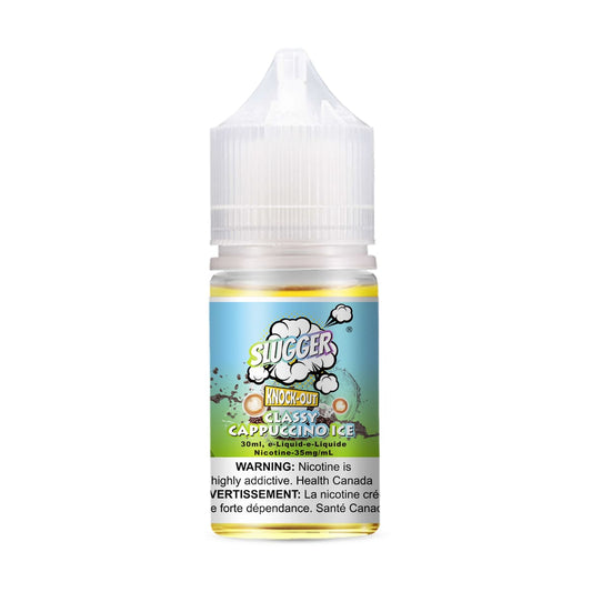 Slugger knock-Out Series Classy Cappuccino Ice 30ml available at Vape And Beyond