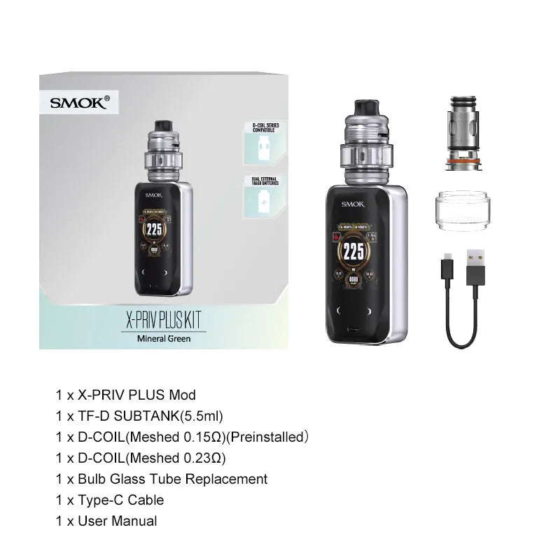 Smok X-Priv Plus Packing List
