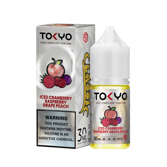 Tokyo Iced Cranberry Raspberry Grape Peach 30ml