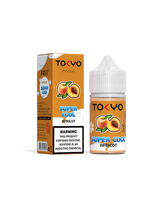 Tokyo Super cool Apricot Ice 30ml best price in Pakistan at Vapenbeyond. Tokyo Apricot Ice comes in 35 & 50mg.