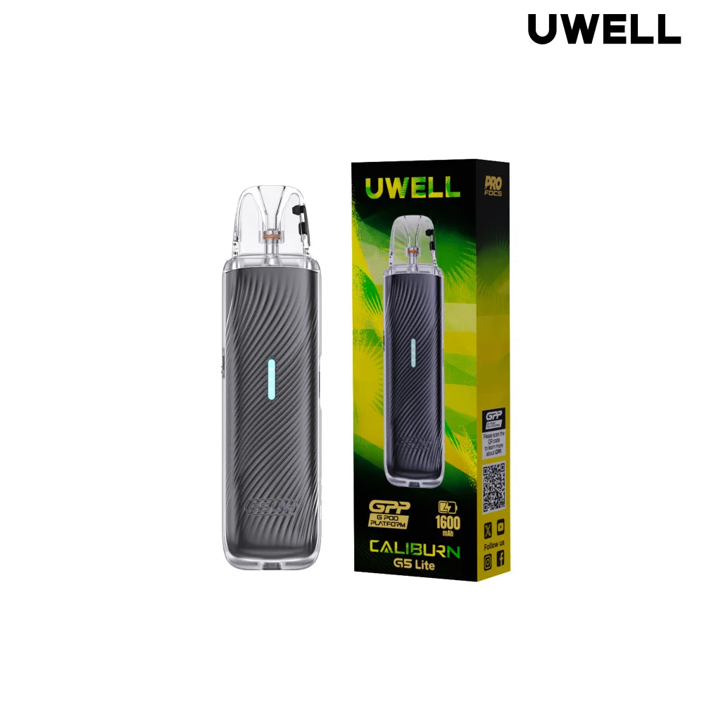 Buy UWELL CALIBURN G5 Lite Pod Kit - 35W 1600mAh Battery Vape And Beyond Buy UWELL CALIBURN G5 Lite Pod Kit - 35W 1600mAh Battery Vape And Beyond