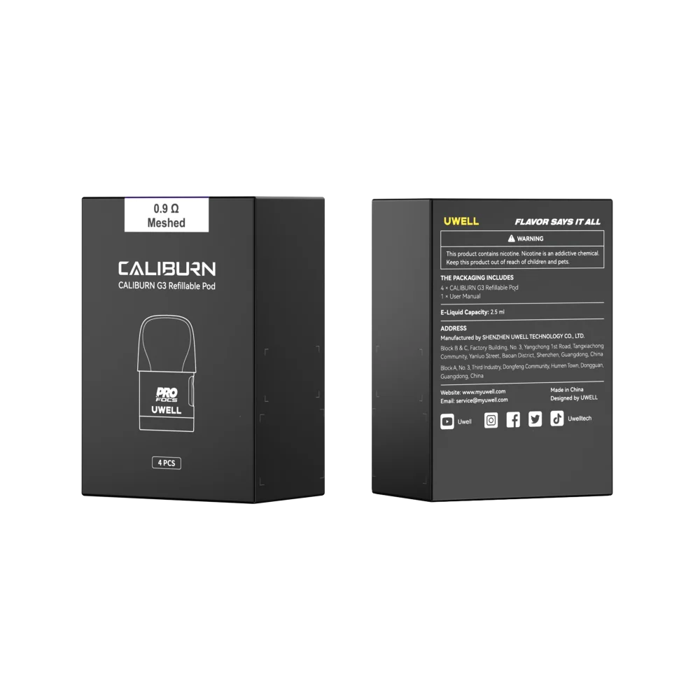Uwell G3 Replacement Pod 0.9 Ohms 2.5ml
