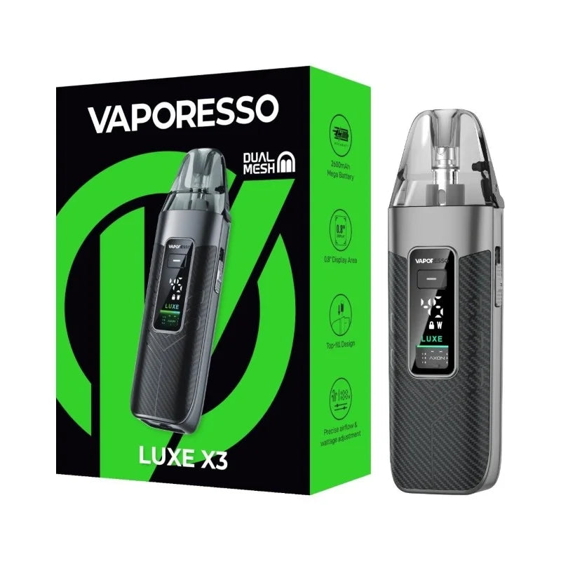 Buy Vaporesso Luxe X3 Pod Mod Kit - 45W Vape Kit at best price Vape And Beyond Buy Vaporesso Luxe X3 Pod Mod Kit - 45W Vape Kit at best price Vape And Beyond
