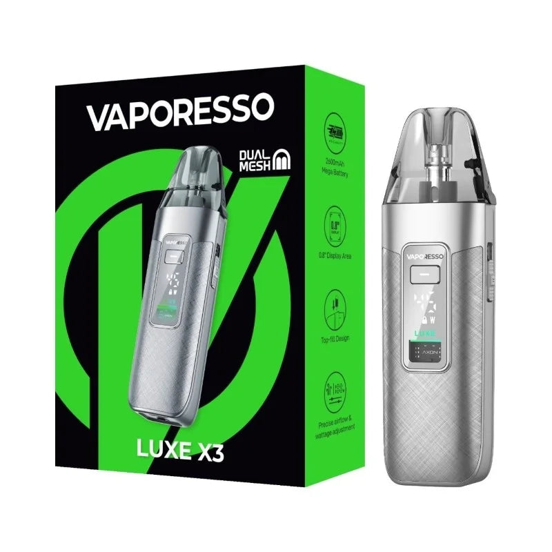 Buy Vaporesso Luxe X3 Pod Mod Kit - 45W Vape Kit at best price Vape And Beyond Buy Vaporesso Luxe X3 Pod Mod Kit - 45W Vape Kit at best price Vape And Beyond