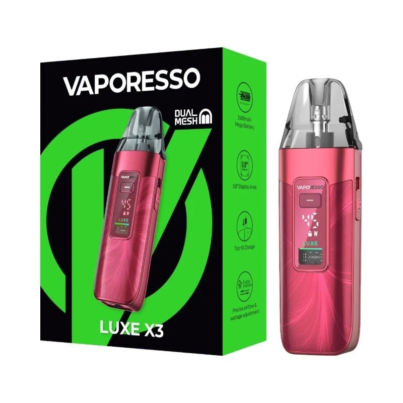 Buy Vaporesso Luxe X3 Pod Mod Kit - 45W Vape Kit at best price Vape And Beyond Buy Vaporesso Luxe X3 Pod Mod Kit - 45W Vape Kit at best price Vape And Beyond