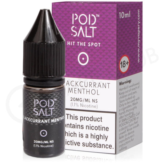 Pod Salt Blackcurrant Menthol 30ml