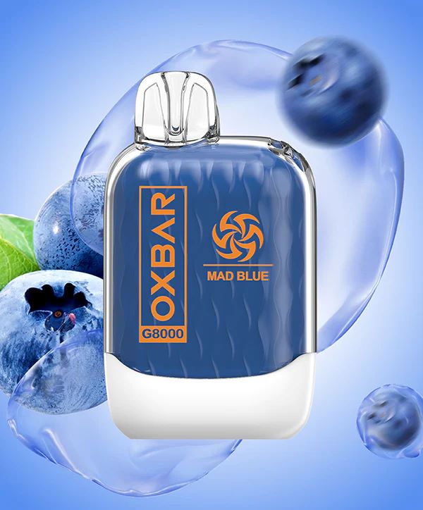 mad blue vape OXBAR G8000 - 8000 Puffs Choose Flavor:Wild Cherry Slushy Breeze Pro Disposable Vape 0-999mAh