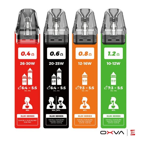 OXVA XLIM PRO pod kit cartridges