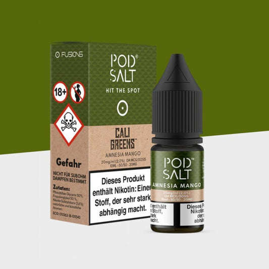 pod salt fusion amnesia mango 10ml