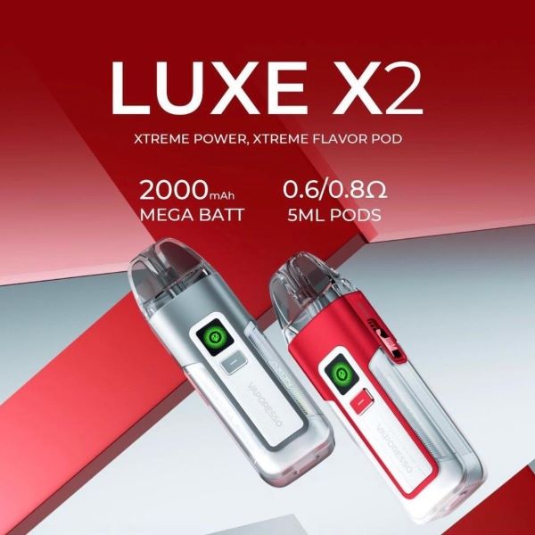 Vaporesso Luxe X2 - 40W Pod Kit | Vape Shop In Pakistan Vape And Beyond Vaporesso Luxe X2 - 40W Pod Kit | Vape Shop In Pakistan Vape And Beyond